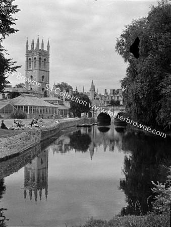 MAGDALEN TOWER FROM RIVER